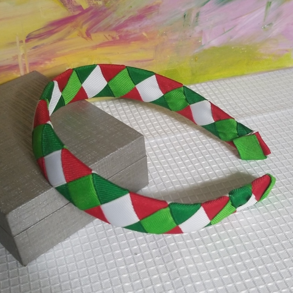Grosgrain Ribbon Woven Headband (1inch) headband.